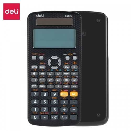 Zinātniskais kalkulators Deli D991EX 552 funkcijas, melns image 1