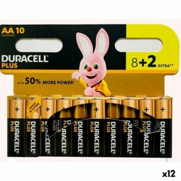 Щелочные батарейки DURACELL Plus 1,5 V LR06 (12 штук)