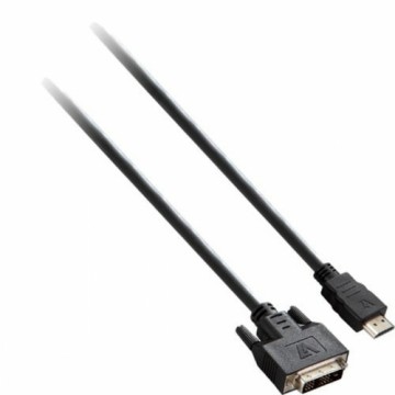 Кабель HDMI—DVI V7 V7E2HDMIDVID-02M Чёрный 2 m