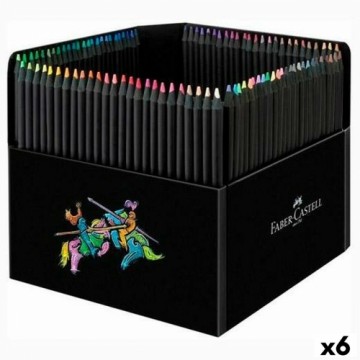 Цветные карандаши Faber-Castell Black Edition Разноцветный (6 штук)