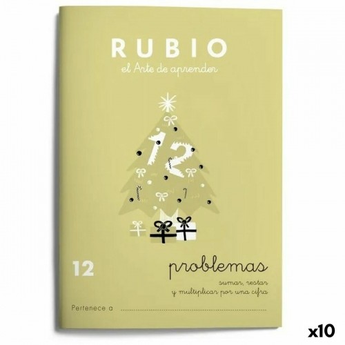 Cuadernos Rubio Matemātikas piezīmju grāmatiņa Rubio Nº12 A5 Spāņu 20 Loksnes (10 gb.) image 1