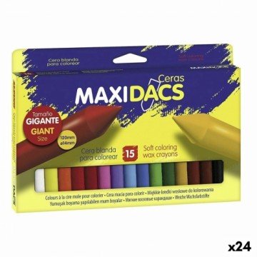 Цветные полужирные карандаши Alpino Maxidacs Разноцветный (24 штук)