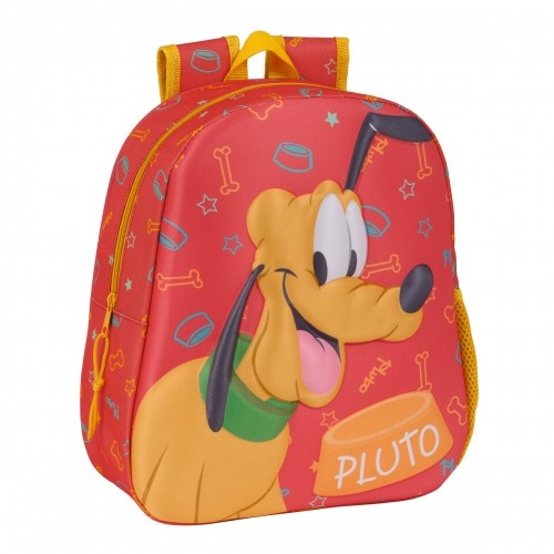 ClÁsicos Disney 3D Bērnu soma Clásicos Disney Pluto Oranžs 27 x 33 x 10 cm image 1