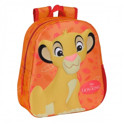 3D Bērnu soma The Lion King Oranžs 27 x 33 x 10 cm image 1