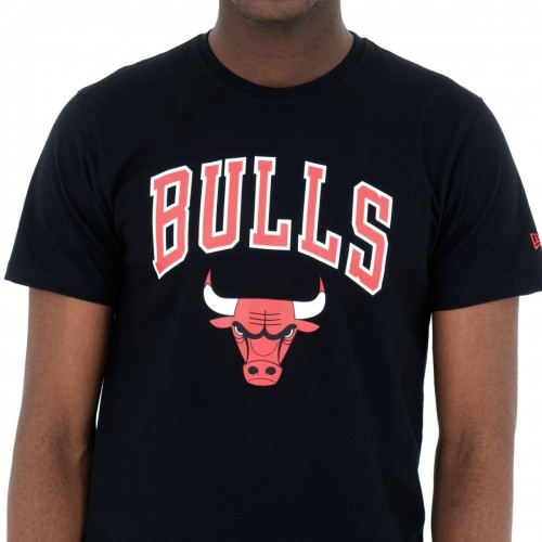 Vīriešu Krekls ar Īsām Piedurknēm New Era NOS NBA CHIBUL 60416749 Melns image 4