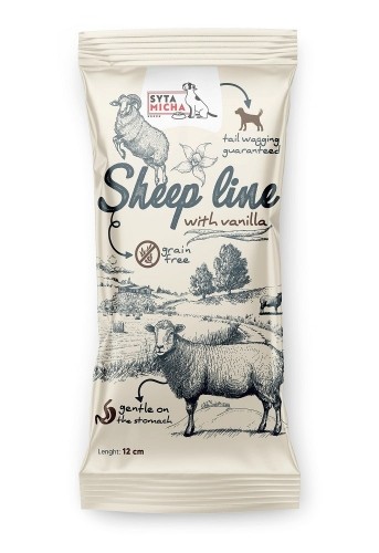 SYTA MICHA Sheep line Sheep with vanilla - chew for dog- 12 cm image 1