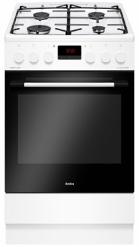 Amica 522GE3.33ZpTAF(W) Freestanding cooker Electric Gas White A