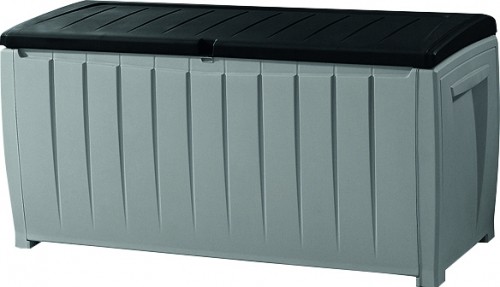 Keter Uzglabāšanas kaste Novel Storage Box 340L pelēka/melna image 1