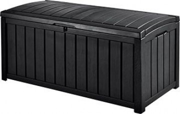 Keter Ящик для хранения для сада / скамейка Glenwood Storage Box 390 L - серый