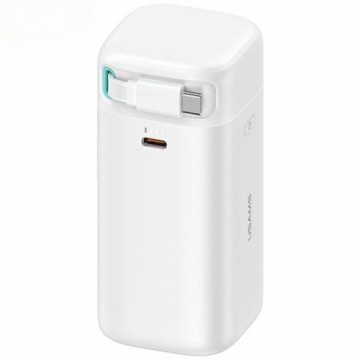 USAMS Powerbank ze zwijanym kablem USB-C 18000 mAh PD45W Fast Charge XMF Series biały|white 20KCD21602 (US-CD216)