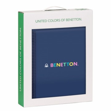 Канцелярский Набор Benetton Cool Тёмно Синий 2 Предметы