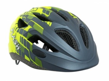 Author Helmet Flash Inmold X8 matt 47-51cm (171 grey/yellow-neon-matt)