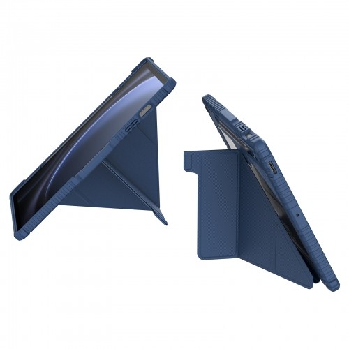 Nillkin Bumper PRO Protective Stand Case Multi-angle for Samsung Galaxy Tab S9 FE+ Sapphire Blue image 2