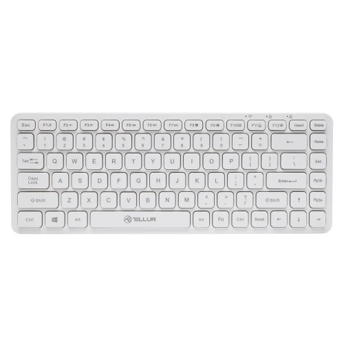 Tellur Mini Wireless Keyboard White image 1