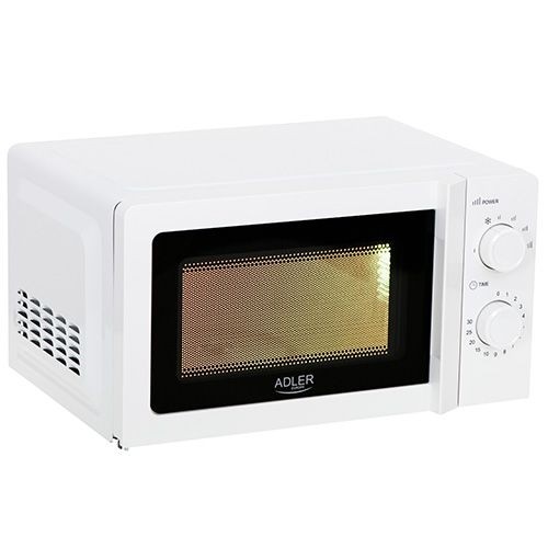 Adler   Microwave Oven AD 6205 Free standing, 700 W, White, 5, Defrost, 20 L image 1