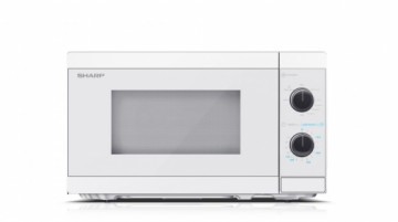 Sharp   Microwave Oven with Grill YC-MG01E-C Free standing, 800 W, Grill, Crystal White