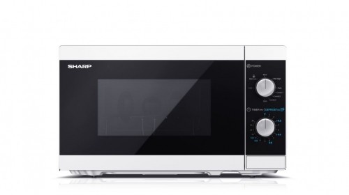 Sharp   Microwave Oven with Grill YC-MG01E-W Free standing, 800 W, Grill, White image 1