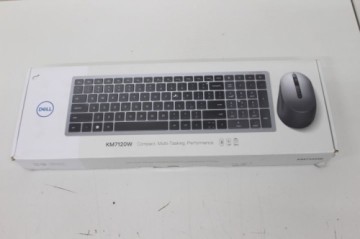 Dell   SALE OUT.   | Keyboard and Mouse | KM7120W | Wireless | 2.4 GHz, Bluetooth 5.0 | Batteries included | US | REFURBISHED, DAMAGED PACKAGING | Bluetooth | Titan Gray | Numeric keypad | Wireless connection