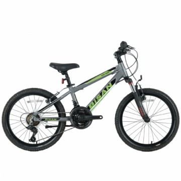 Bērnu velosipēds Bisan 20 KDX2600 (PR10010392) pelēks/zaļš