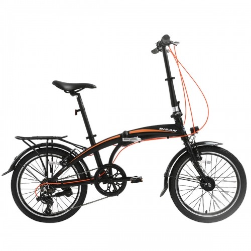 Saliekamais velosipēds Bisan 20 FX3500 TRN (PR10010251) melns/oranžs image 1