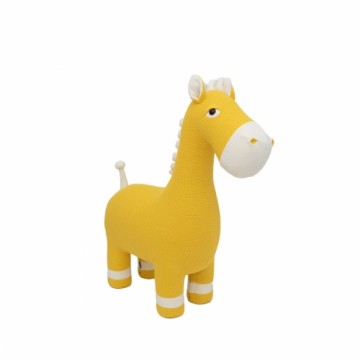 Плюшевый Crochetts AMIGURUMIS MAXI Жёлтый Лошадь 94 x 90 x 33 cm
