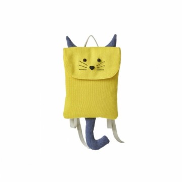 Школьный рюкзак Crochetts Жёлтый 24 x 49 x 4 cm Волк