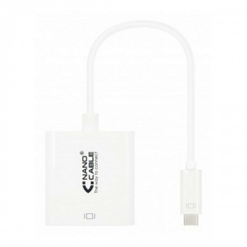 USB-C uz DVI Adapteris NANOCABLE 10.16.4103 (15 cm) image 1