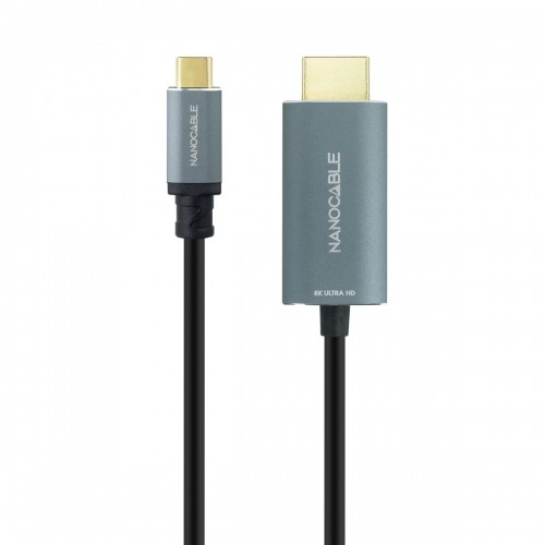 USB-C - HDMI kaapeli NANOCABLE 10.15.5162 1,8 m Melns 8K Ultra HD image 3