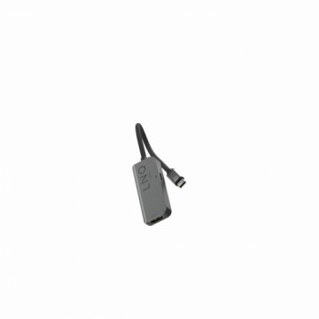Bigbuy Tech USB Centrmezgls LQ47999 Melns/Pelēks