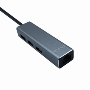 USB-разветвитель Aisens A106-0401 Серый