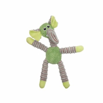 Mascow Suņu rotaļlieta Zaļš Pelēks Zilonis 32 x 40 x 18 cm Pūkaina Rotaļlieta ar skaņu