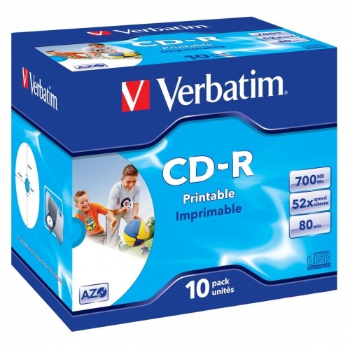 CD-R Verbatim 43325 700 MB (10 gb.) image 1