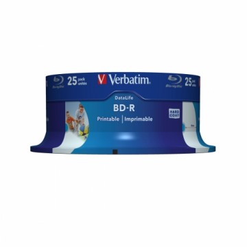 Blu-Ray BD-R Printable Verbatim 43811 25 штук