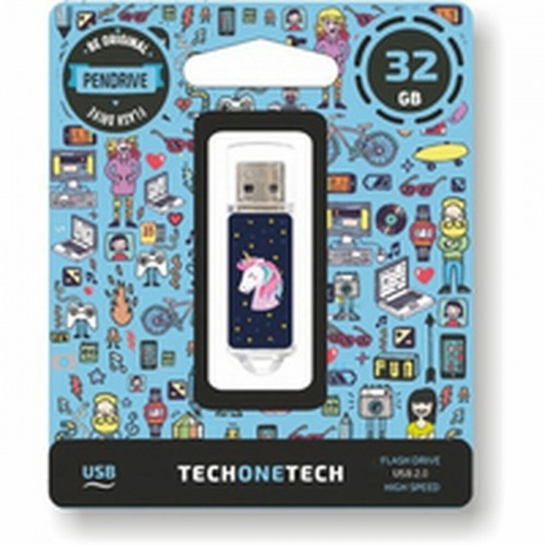 USB Zibatmiņa Tech One Tech TEC4012-32 32 GB image 1