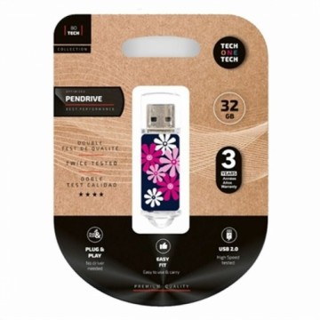 USB Zibatmiņa Tech One Tech TEC4017-32 32 GB