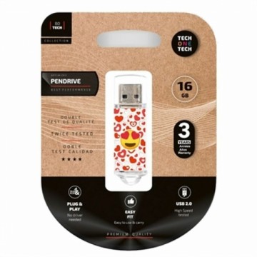 USB Zibatmiņa Tech One Tech TEC4502-16 16 GB