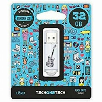 USB Zibatmiņa Tech One Tech TEC4006-32 Melns 32 GB