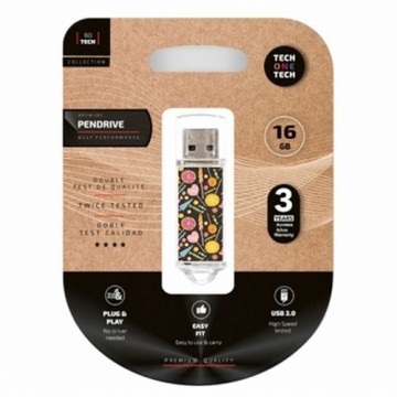 USB Zibatmiņa Tech One Tech TEC4001-16 16 GB
