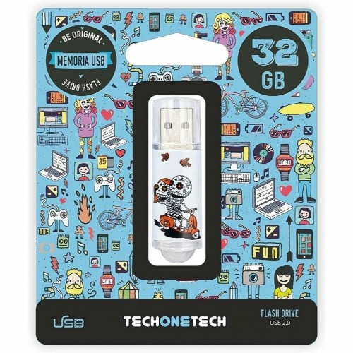 USB Zibatmiņa Tech One Tech TEC4002-32 32 GB image 1