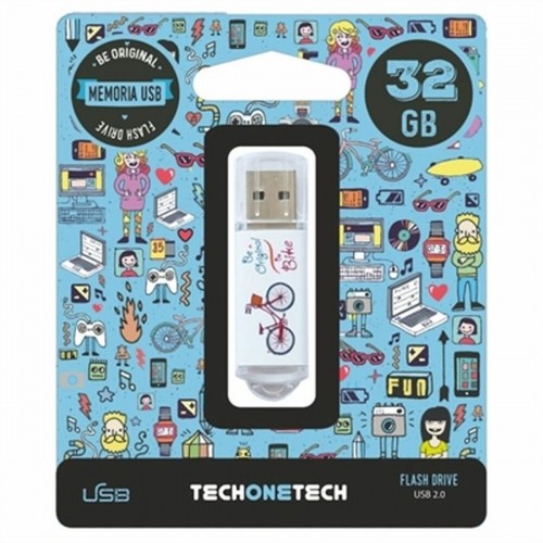 USB Zibatmiņa Tech One Tech TEC4005-32 16 GB image 1