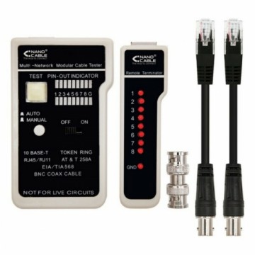 Жесткий сетевой кабель UTP кат. 6 RJ11/RJ12/RJ45, coaxial NANOCABLE 10.31.0303 Белый/Черный