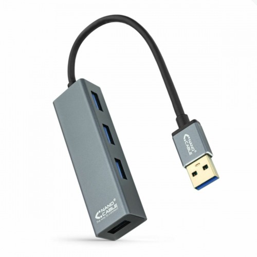 4-Port USB Hub NANOCABLE 10.16.4402 USB 3.0 image 1
