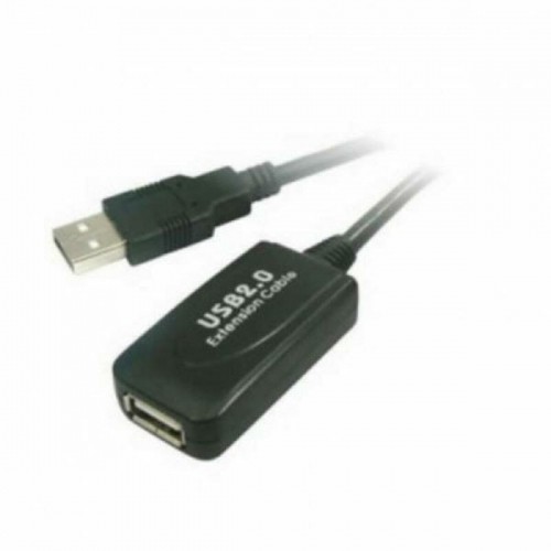 USB pagarinājumu Kabelis NANOCABLE 10.01.0211 Melns 5 m image 1
