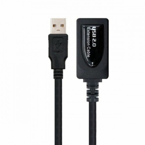 USB pagarinājumu Kabelis NANOCABLE 10.01.0211 Melns 5 m image 3
