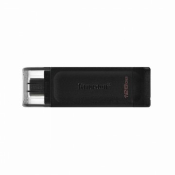USB Zibatmiņa Kingston DT70/128GB Melns 128 GB