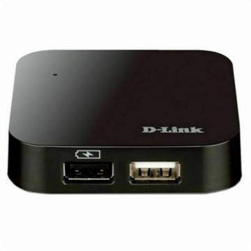 USB Centrmezgls D-Link DUB-H4 Melns