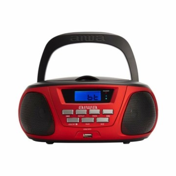 Radio CD Bluetooth MP3 Aiwa BBTU-300RD Melns Sarkans