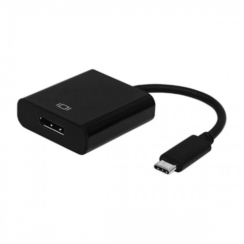 USB-C uz Display Porta Adapteris Aisens A109-0345 15 cm Melns 4K Ultra HD image 1