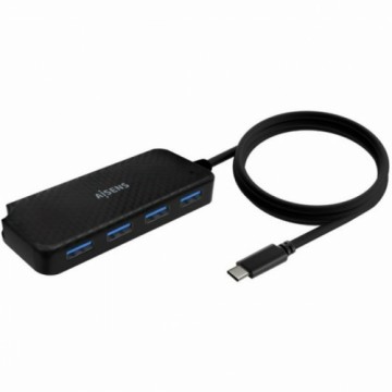 Электрический адаптер Aisens A109-0716 USB USB 3.2 USB A 3.2 Gen 1 (3.1 Gen 1) x 4