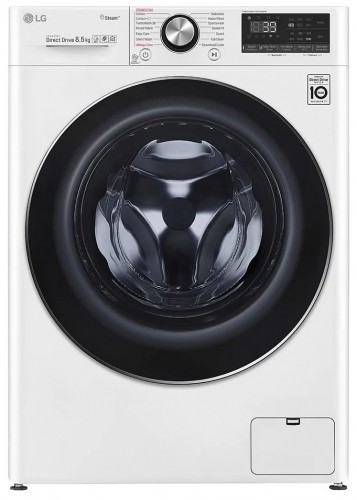 LG F2WV9S8P2E washing machine Front-load 8.5 kg 1200 RPM White image 1